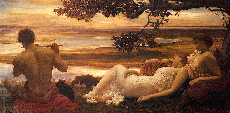 Lord Frederic Leighton Idyll oil painting image